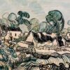 Paysage et chalets - Van Gogh - Reproductions de tableaux et peintures haut de gamme