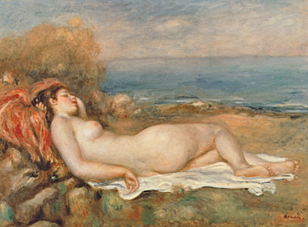 The Nude in the Grass - Pierre-Auguste Renoir