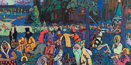 La Vie colorée - Vassily Kandinsky - Reproductions de tableaux et peintures haut de gamme