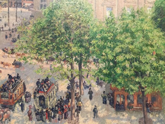 Theatre Square in Paris - Camille Pissarro