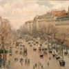 Boulevard Montmartre, soleil après-midi - Camille Pissarro - Reproductions de tableaux et peintures haut de gamme