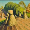 Champ de maïs Iowa - Grant Wood - Reproductions de tableaux et peintures haut de gamme