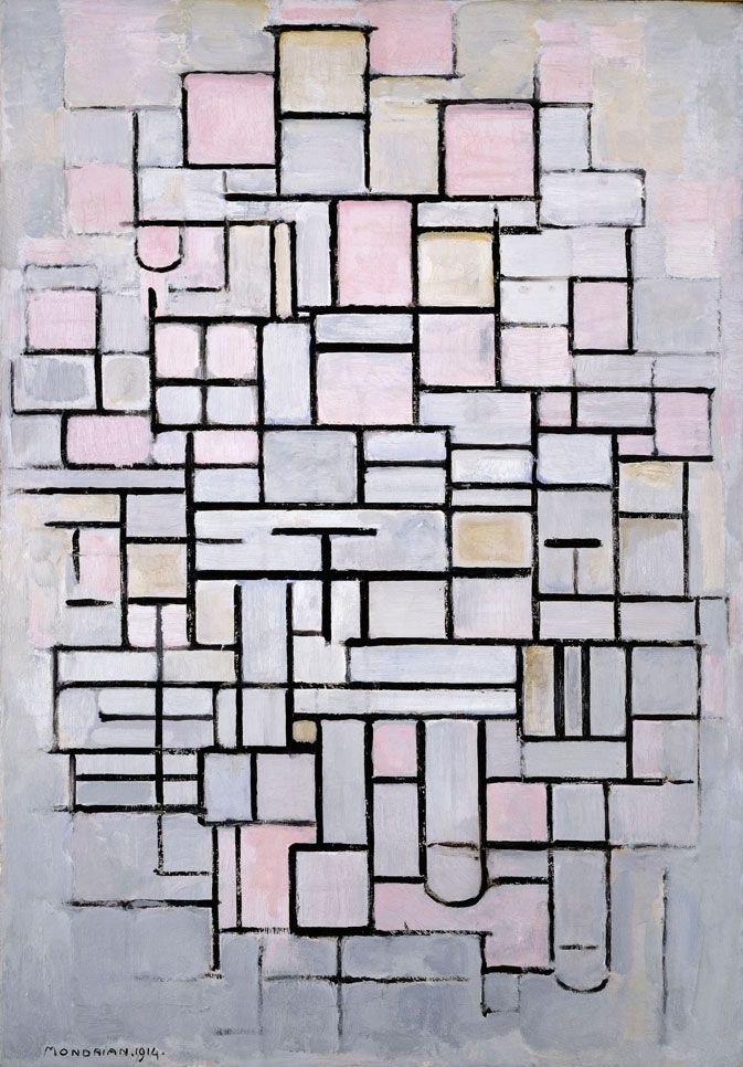 Composition No. IV or Composition 6 - Mondrian