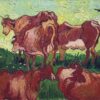 Vaches - Van Gogh - Reproductions de tableaux et peintures haut de gamme