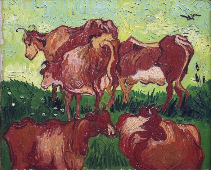 Cows - Van Gogh