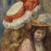 Jeunes filles aux chapeaux - Pierre-Auguste Renoir - Reproductions de tableaux et peintures haut de gamme