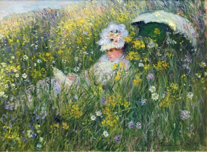 In the Meadow - Claude Monet