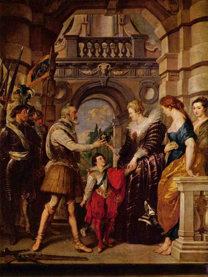 The Transfer of the Regency to the Queen - Peter Paul Rubens