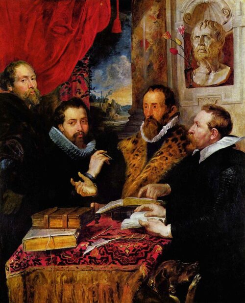 Les Quatre Philosophes - Peter Paul Rubens - Reproductions de tableaux et peintures haut de gamme