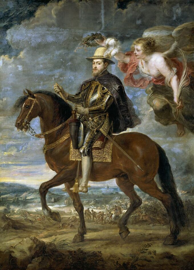 Philip II on Horseback - Peter Paul Rubens