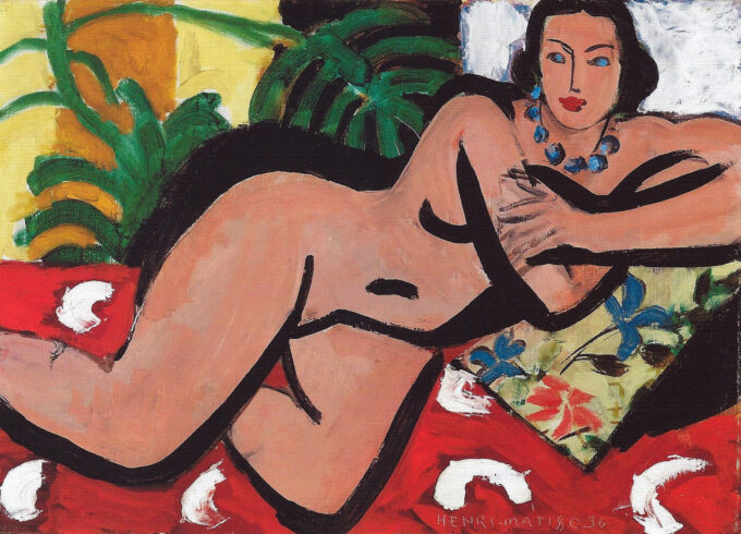 I do not lie down with blue eyes - Matisse