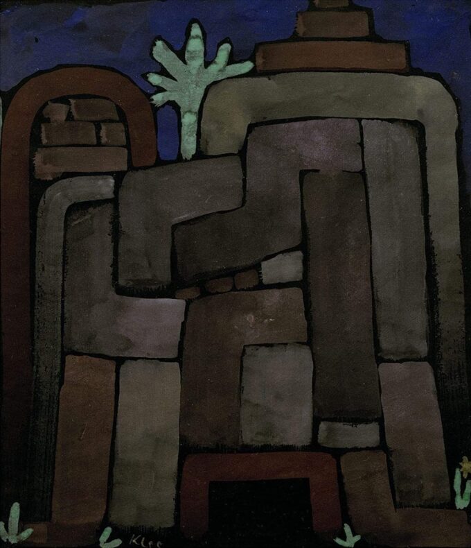 Ilfenbourg, 1935 - Paul Klee. 

Translation: Ilfenbourg, 1935 - Paul Klee