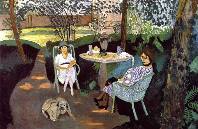 The Tea in the Garden 1919 - Matisse