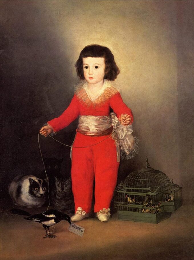 Don Manuel Osorio de Zuniga, child - Francisco de Goya