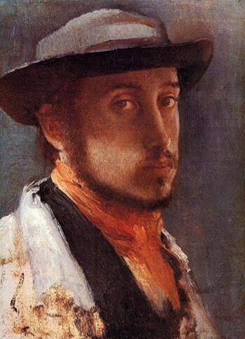 Autoportrait - Edgar Degas - Reproductions de tableaux et peintures haut de gamme