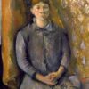 Portrait o. Madame Cézanne - Paul Cézanne - Reproductions de tableaux et peintures haut de gamme