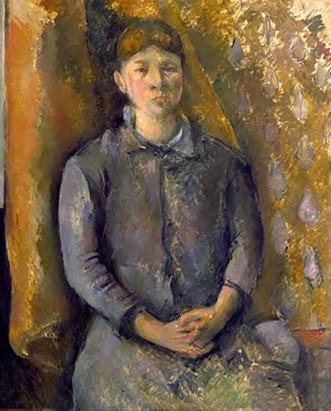 Portrait of Madame Cézanne - Paul Cézanne