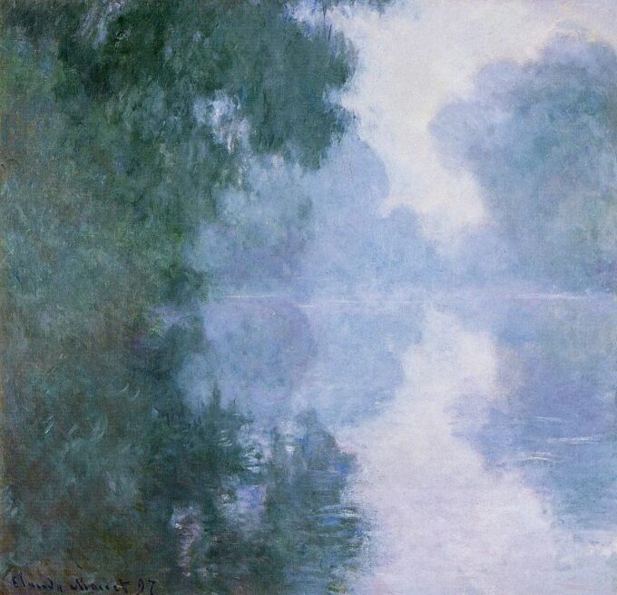 Seine River near Giverny - Claude Monet