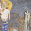 La frise de Beethoven : Les puissances hostiles. Mur du fond - Gustav Klimt - Reproductions de tableaux et peintures haut de gamme