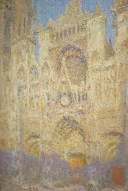 Cathédrale de Rouen, à midi (W1326) - Claude Monet - Reproductions de tableaux et peintures haut de gamme