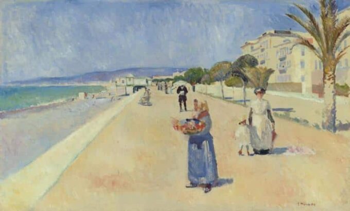 Promenade of the English, Nice - Edvard Munch