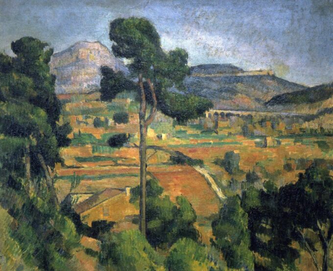 Mount Sainte-Victoire Seen from Montbriand - Paul Cézanne