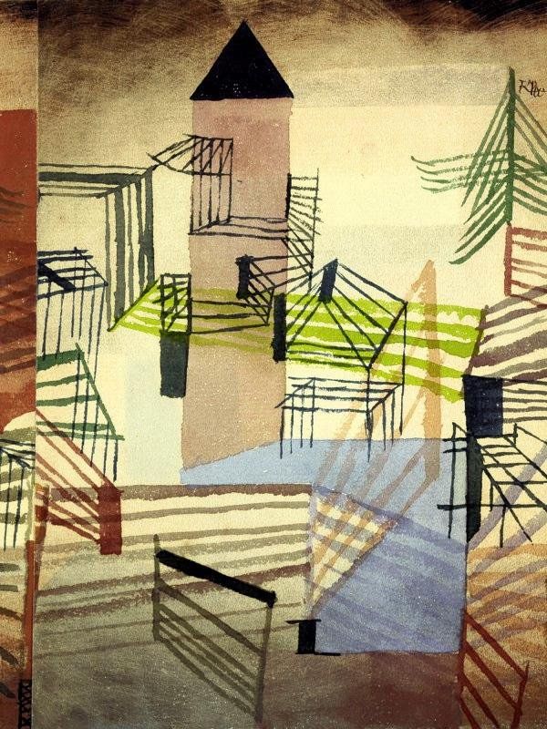 Construction of a Fortress - Paul Klee