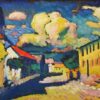 Rue à Murnau - Une rue de village - Vassily Kandinsky - Reproductions de tableaux et peintures haut de gamme