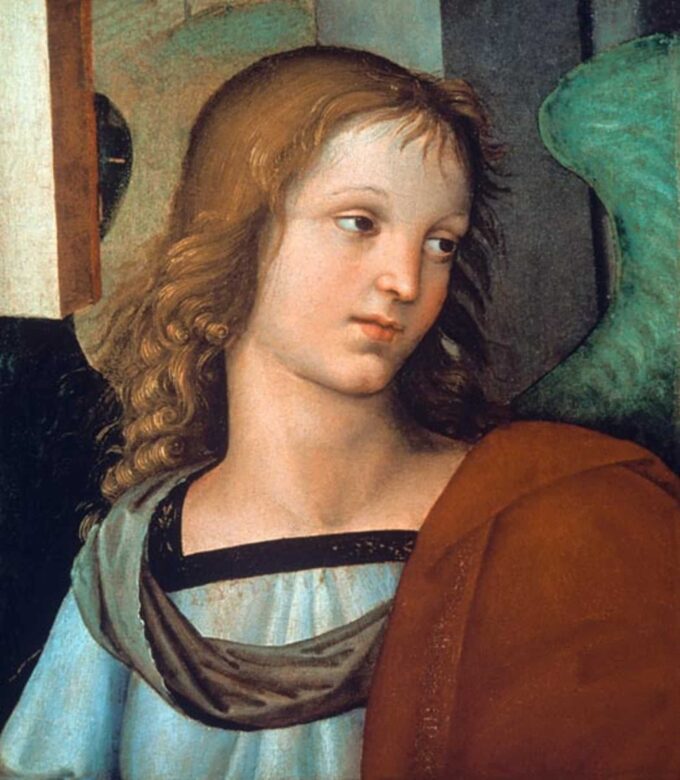 Bust of an Angel - Raphael (painter)