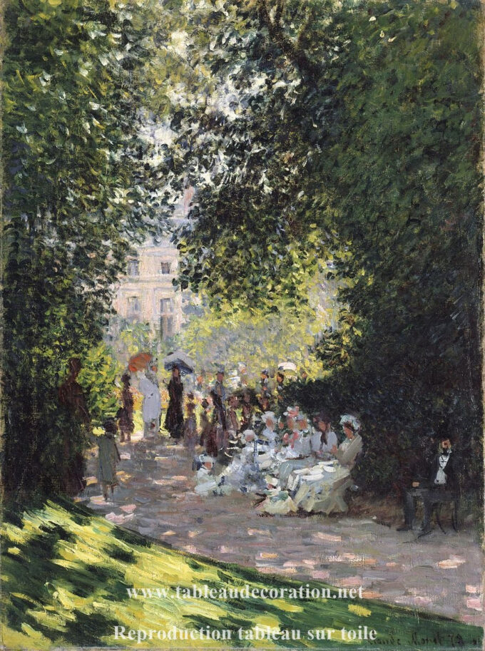 The Parc Monceau - Monet's Painting