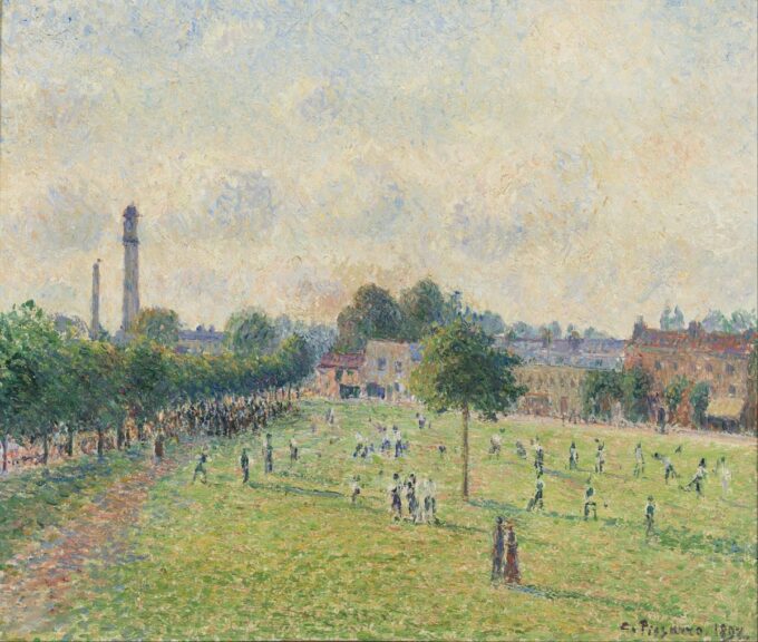 Kew Green, London - Camille Pissarro