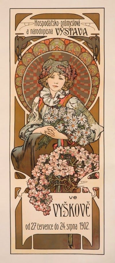 Poster Exhibition in Vyskov - Mucha