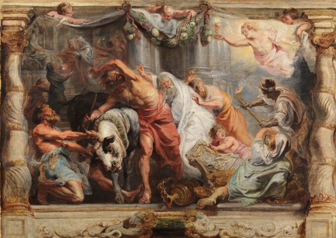 The Triumph of the Eucharist over Idolatry - Peter Paul Rubens