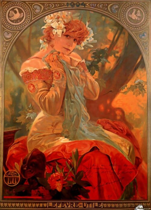 Lefevre pratique - Mucha - Reproductions de tableaux et peintures haut de gamme