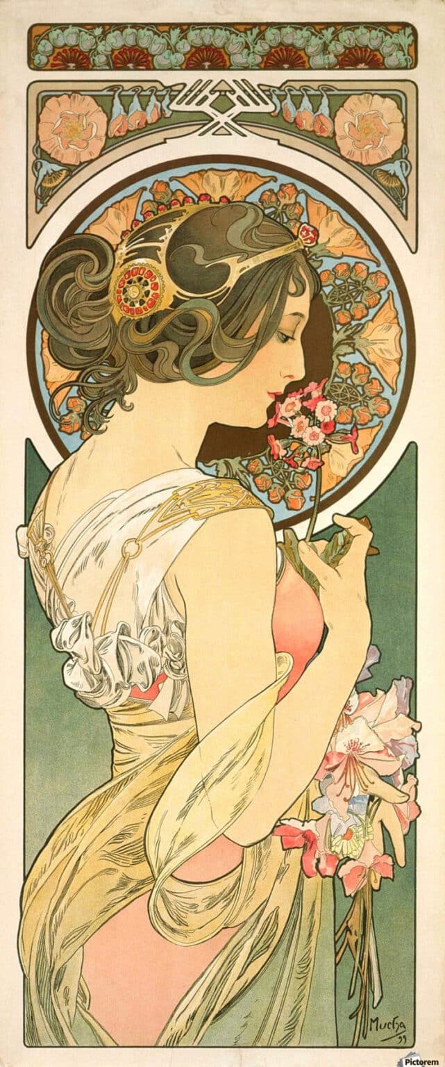 Key Flower - Mucha