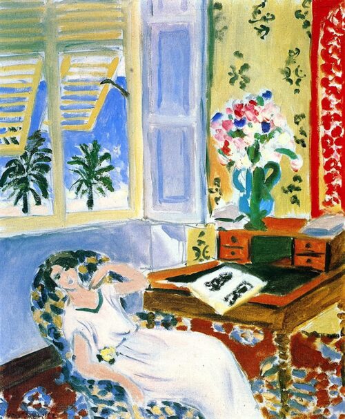 Intérieur de la sieste à Nice - Matisse - Reproductions de tableaux et peintures haut de gamme