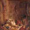 Un poste de garde à Meknès - Eugène Delacroix - Reproductions de tableaux et peintures haut de gamme