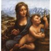 La Vierge au fuseau - Léonard de Vinci - Reproductions de tableaux et peintures haut de gamme