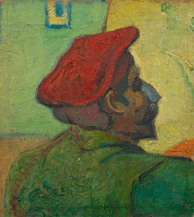 Portrait of Paul Gauguin (Man with a Red Beret) - Van Gogh