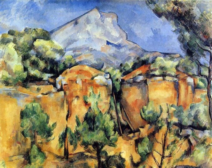 Mount Sainte-Victoire seen from Bibémus - Paul Cézanne