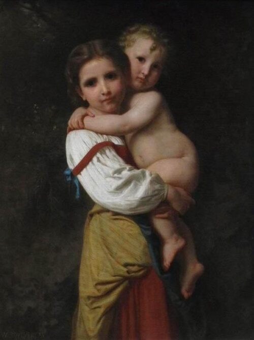 Aller au bain - William Bouguereau - Reproductions de tableaux et peintures haut de gamme