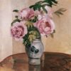 Un vase de pivoines 1875 - Edouard Manet - Reproductions de tableaux et peintures haut de gamme