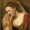 Une femme qui pleure - Rembrandt van Rijn - Reproductions de tableaux et peintures haut de gamme