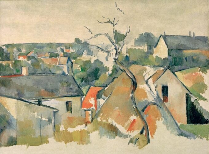 Les Toits – Paul Cézanne Oil Painting Reproduction