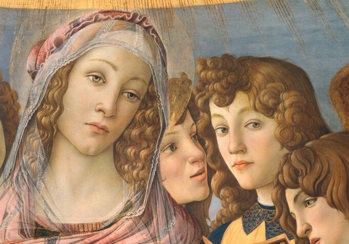 Marie et l’ange – Sandro Botticelli oil painting reproduction