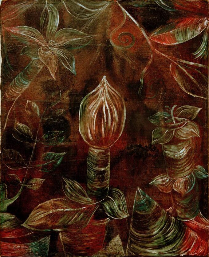 Decorative plant: The Bud - Paul Klee