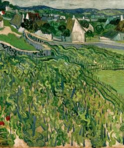 Vignobles d'Auvers - Van Gogh - Reproductions de tableaux et peintures haut de gamme