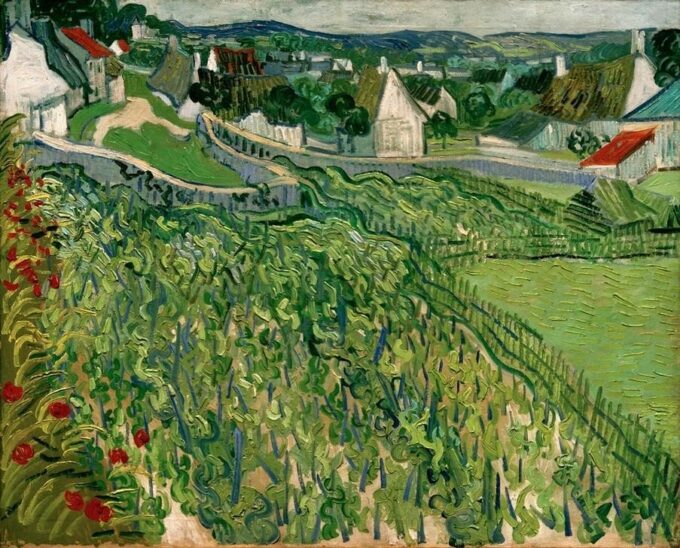 Vineyards at Auvers - Van Gogh