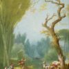 Le jeu du cheval fondu - Jean-Honoré Fragonard - Reproductions de tableaux et peintures haut de gamme