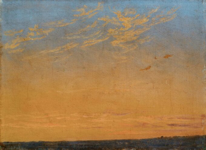 Soir - Caspar David Friedrich - Reproductions de tableaux et peintures haut de gamme